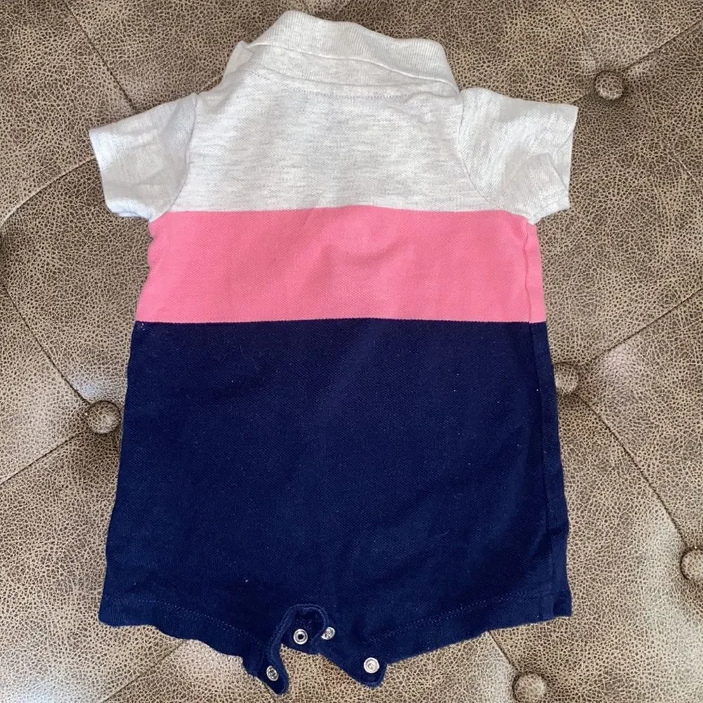 Baby Color block One Piece Polo - By Carter’s